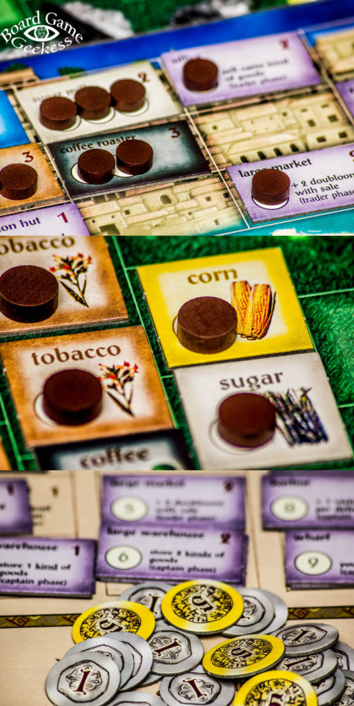 Close ups of Puerto Rico buildings, plantations and resources