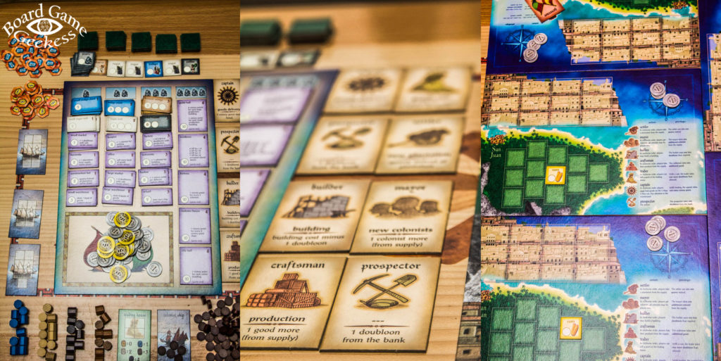 Puerto Rico board setup and layout