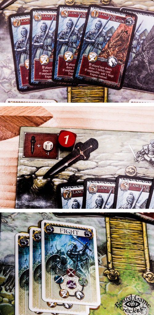 Shadows Over Camelot cards and rewards