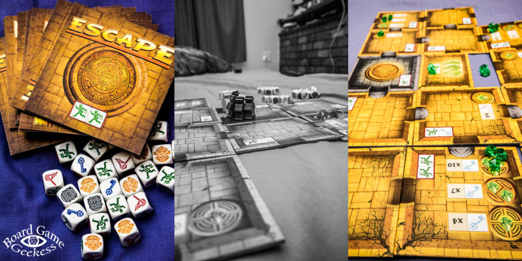 rooms and layout for Escape! Board Game