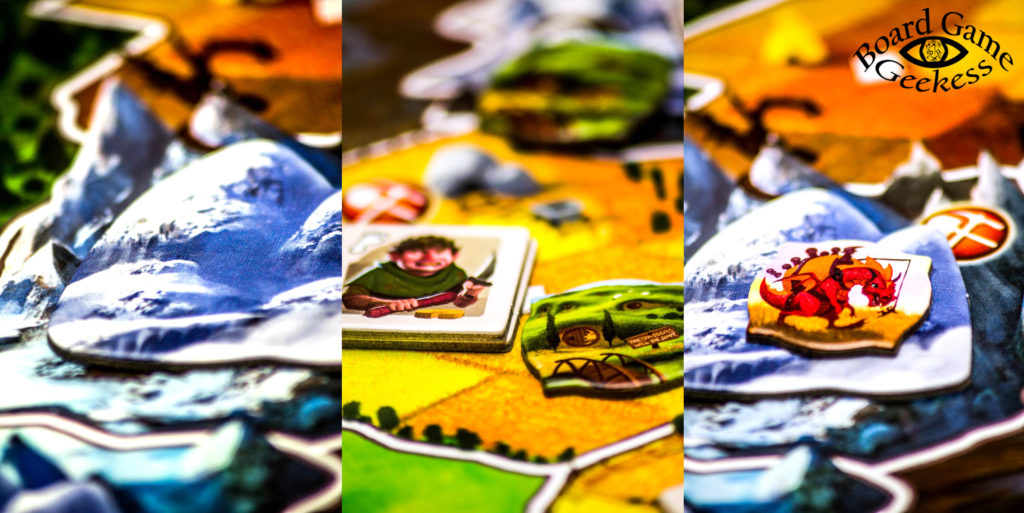 small world tokens placed on the map